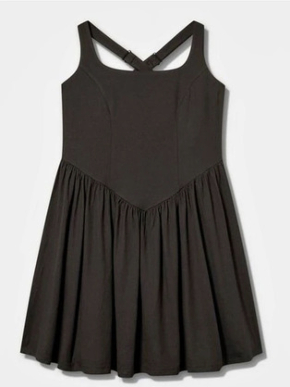 Torrid Tru Lightweight Athletic Black Mini Dress Soze 4x